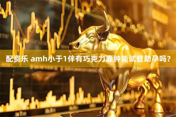 配资乐 amh小于1伴有巧克力囊肿能试管助孕吗？
