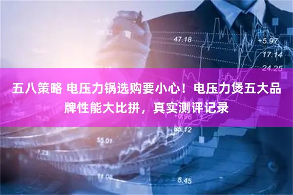 五八策略 电压力锅选购要小心！电压力煲五大品牌性能大比拼，真实测评记录